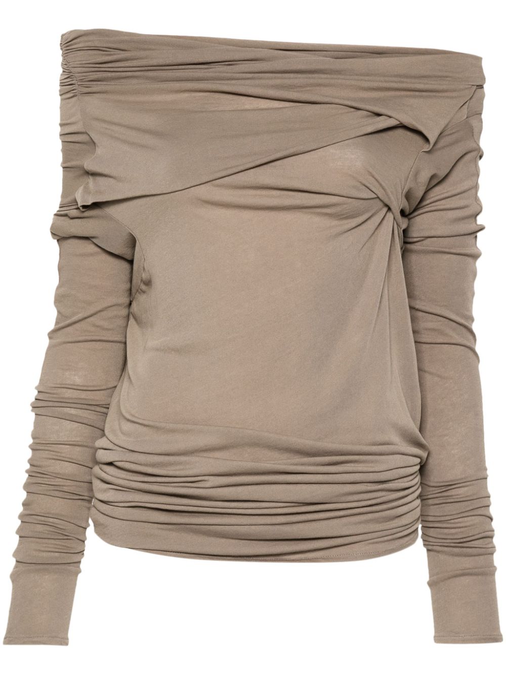 UN3D. - TUCK GATHER SLEEVELES TOP / タックギャザースリーブレストップス (ホワイト) | Sir online  store / サー オンラインストア